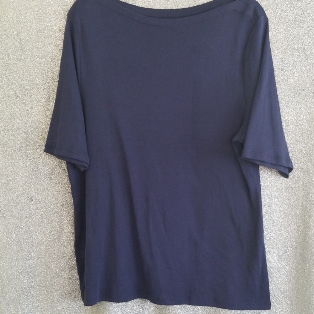Charter club puma cotton 2x navy blue